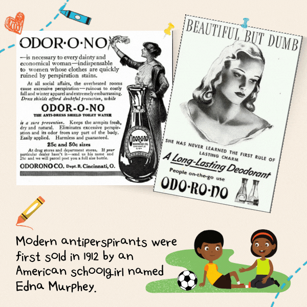 The History of Antiperspirant and Deodorant