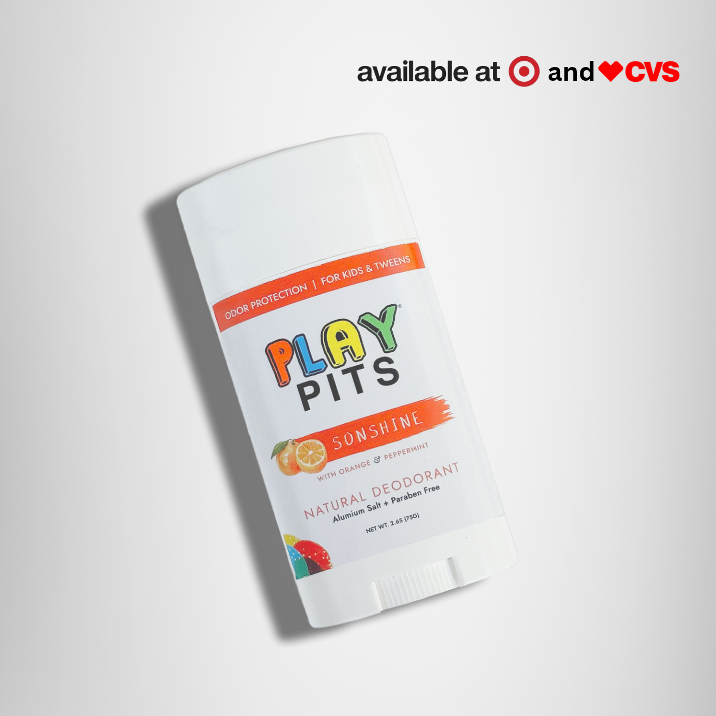 SONSHINE: Orange & Peppermint  | Kids Natural Deodorant - Play Pits