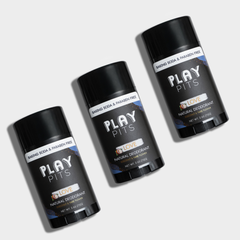 Baking Soda Free Deodorant 3-Pack Bundle: Love - Play Pits